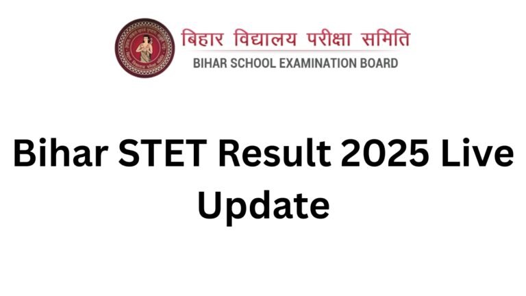 Bihar STET Result
