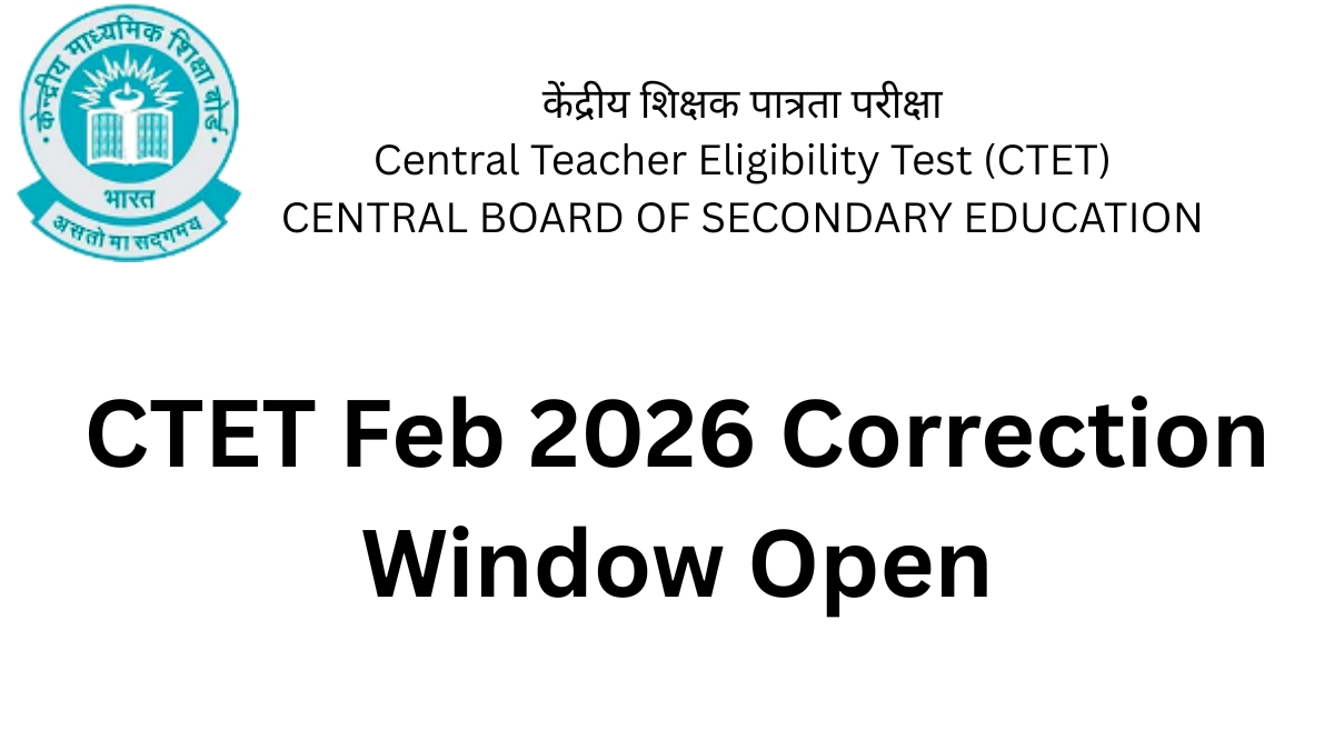 CTET Correction Window