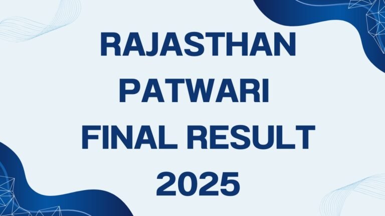 Rajasthan Patwari