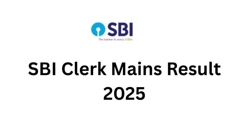 SBI Clerk Mains Result