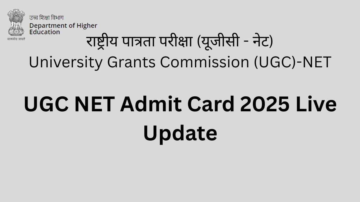UGC NET Admit Card