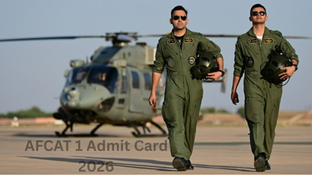 AFCAT 1 Admit Card 2026