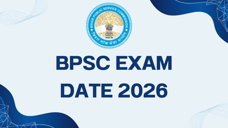 BPSC Exam Date 2026