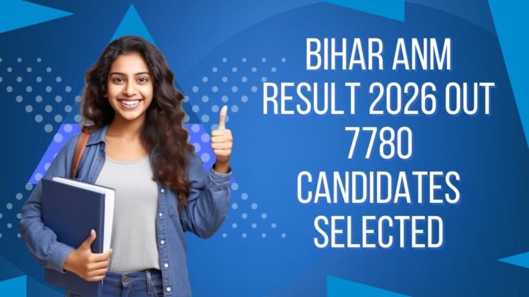 Bihar ANM Result 2026