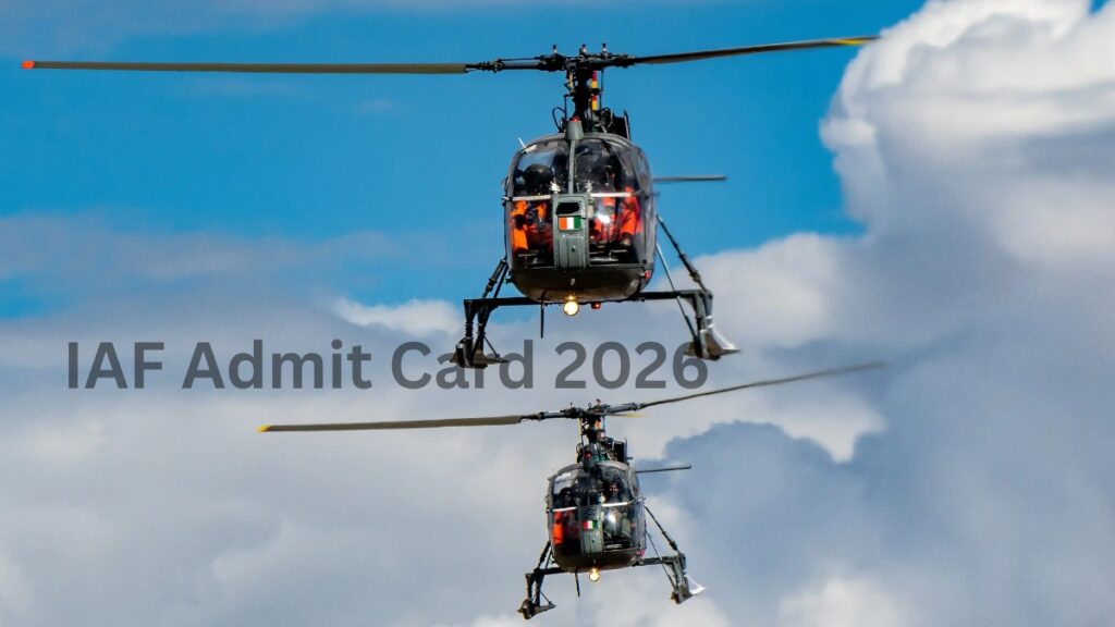 IAF Admit Card 2026