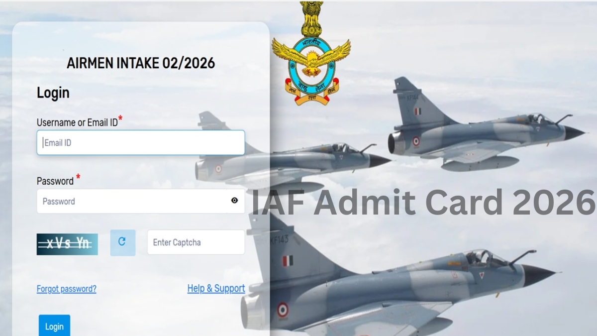 IAF Admit Card 2026