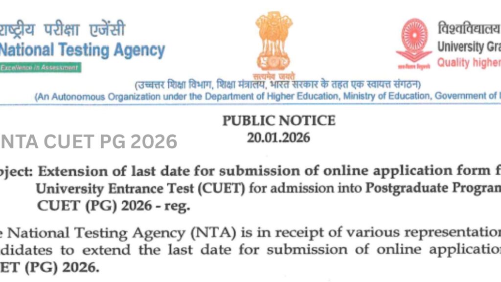 NTA CUET PG 2026