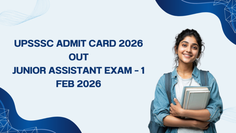 UPSSSC admit card 2026