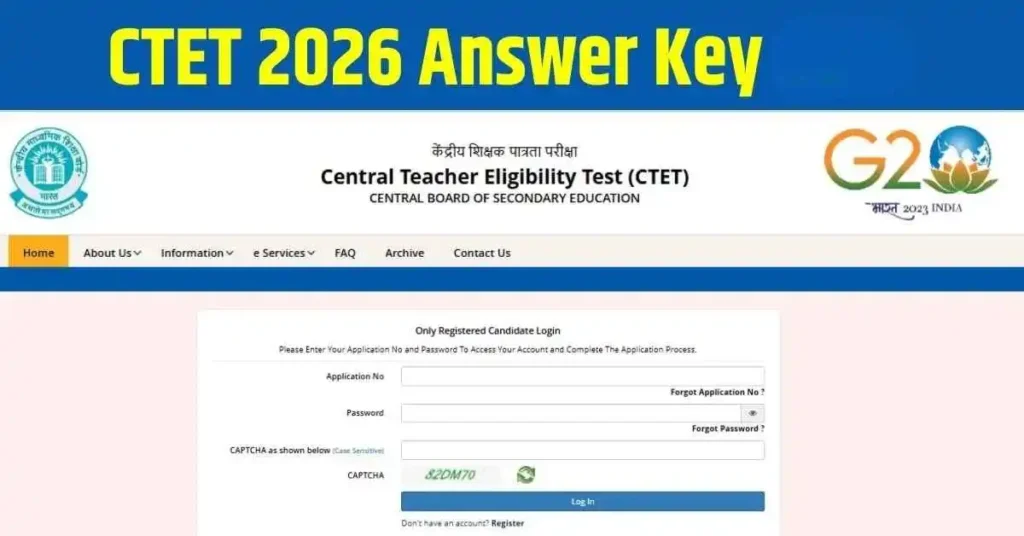 CTET 2026 Answer Key