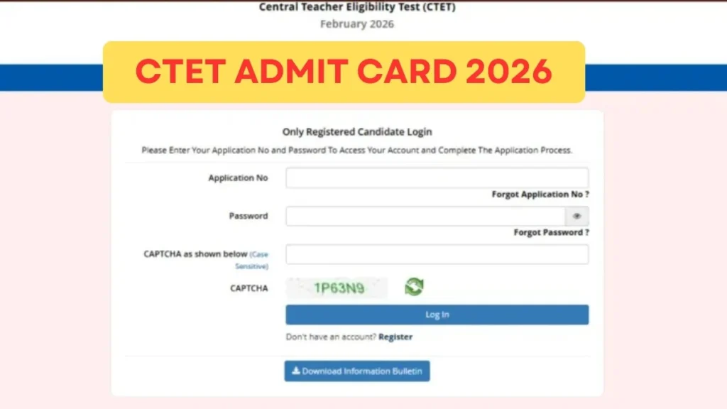 CTET Admit Card 2026