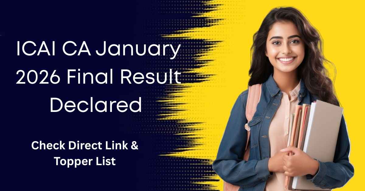 ICAI CA January 2026 Final Result