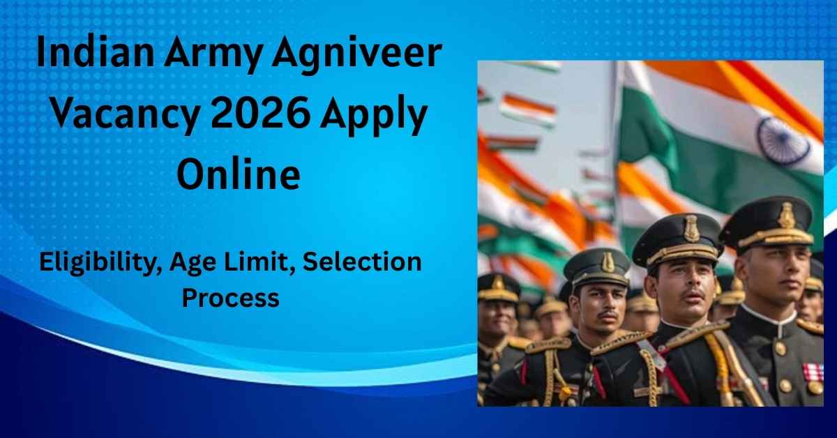 Indian Army Agniveer Vacancy 2026 Apply Online