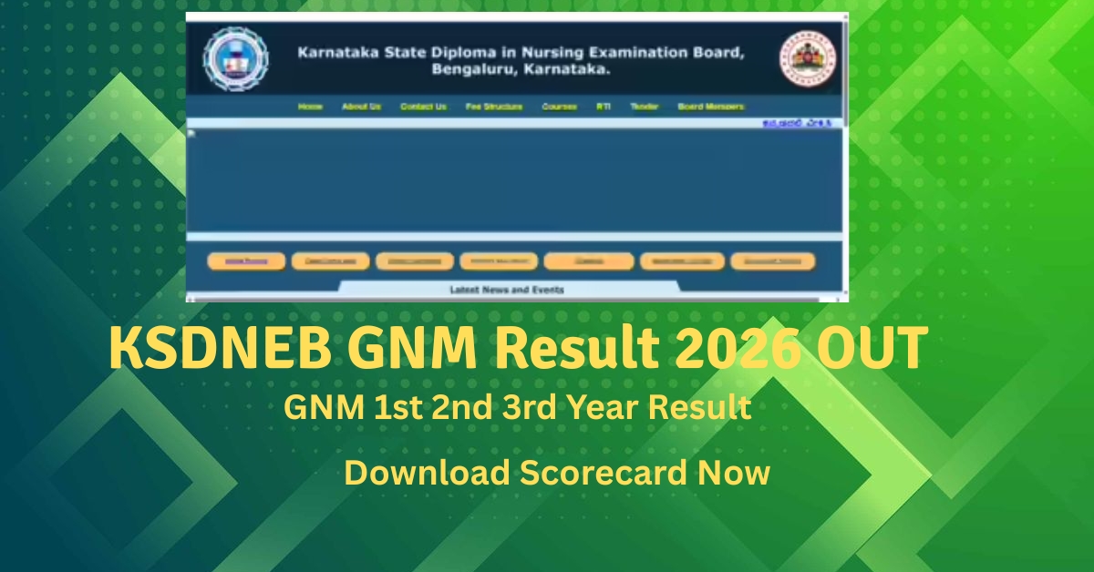 KSDNEB GNM Result