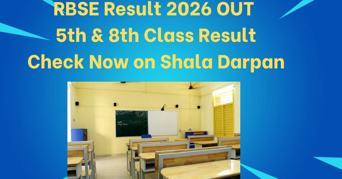 RBSE 5th & 8th Result 2026