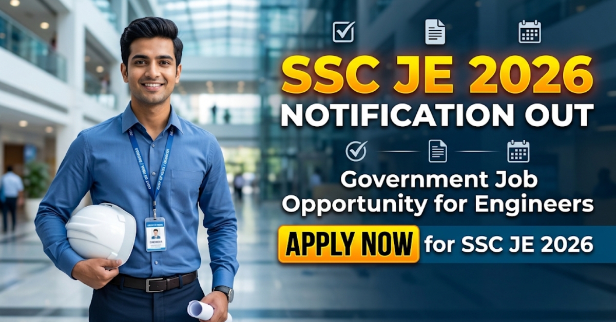 SSC JE Notification 2026
