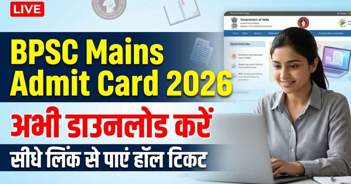 BPSC Mains Admit Card 2026