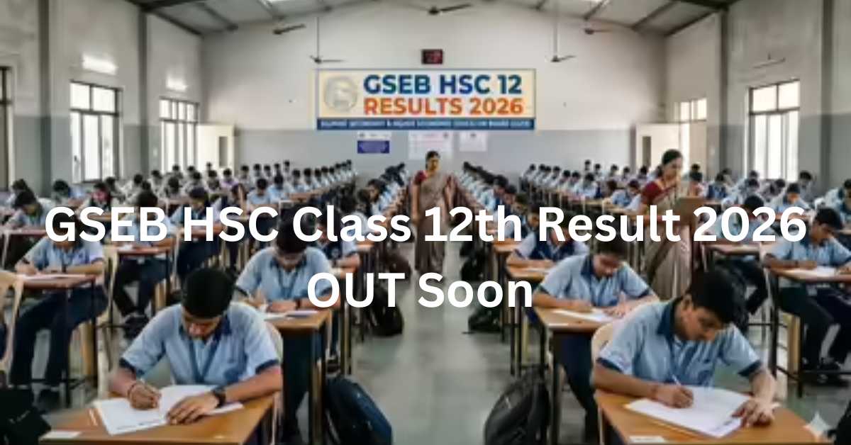 GSEB HSC Class 12th Result 2026