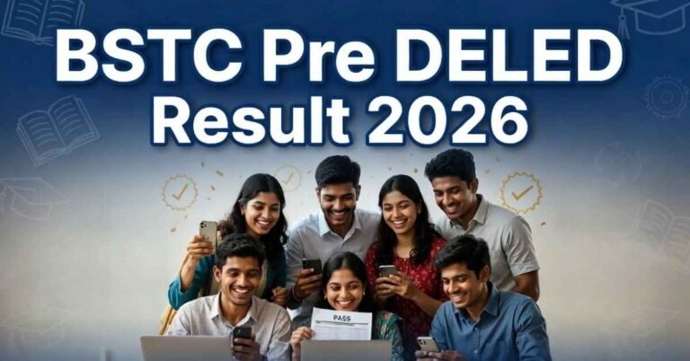 BSTC Pre DElEd Result 2026