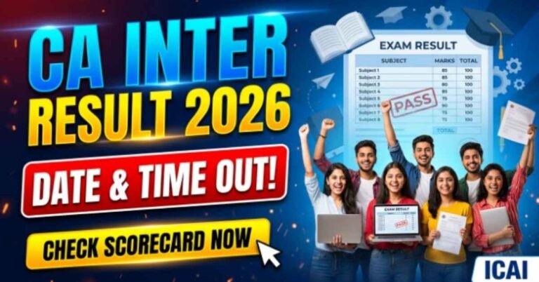 CA Intermediate Result 2026