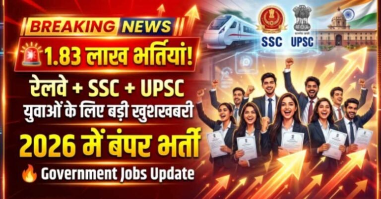 Central Government Jobs Recruitment 2026