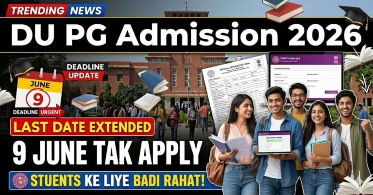 DU PG Admission 2026