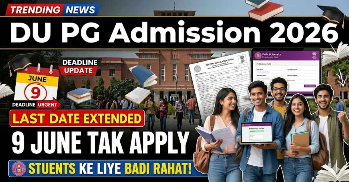 DU PG Admission 2026