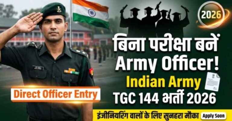 Indian Army TGC 144 Recruitment 2026