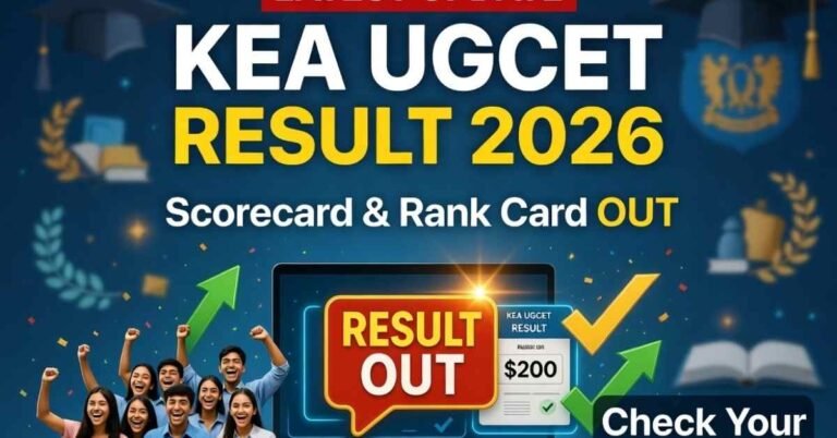 KEA UGCET Result 2026