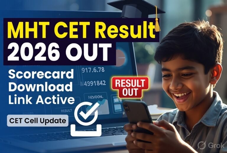 MHT CET Result 2026