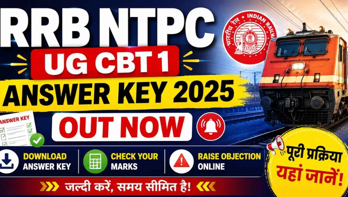 RRB NTPC UG CBT 1 Answer Key 2025