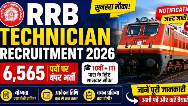 RRB Technician Recruitment 2026