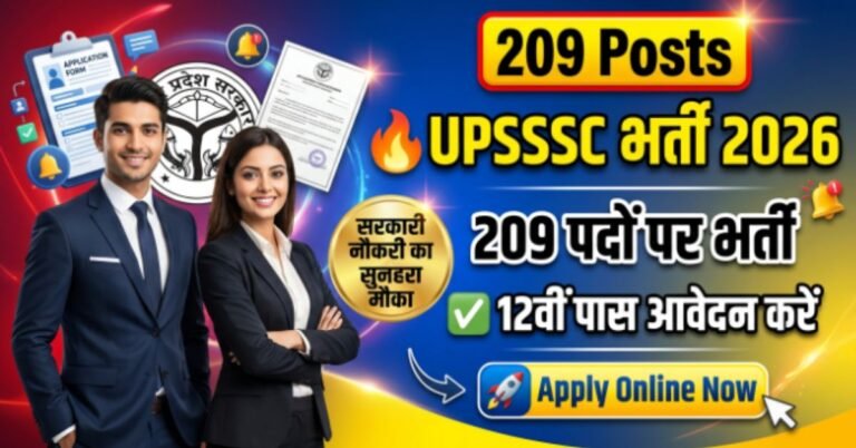 UPSSSC Havaldar Instructor Recruitment 2026