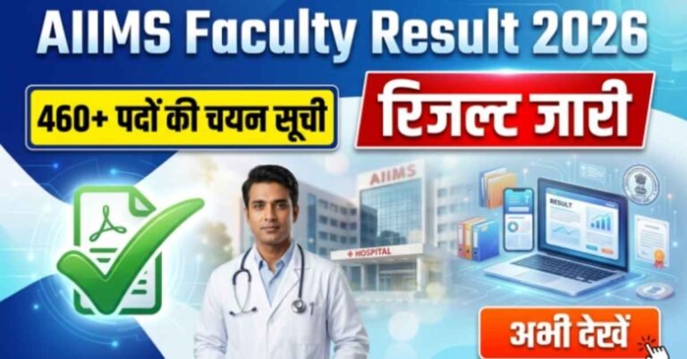 AIIMS Faculty Result 2026