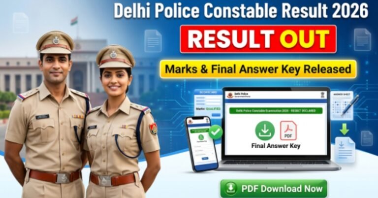 Delhi Police Constable Result 2026