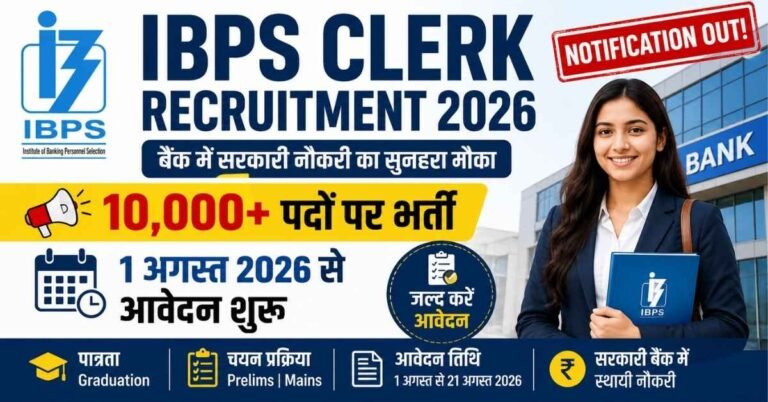 IBPS Clerk Recruitment 2026