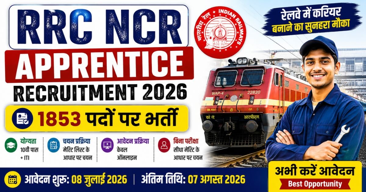 RRC NCR Apprentice Recruitment 2026