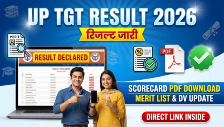 UP TGT Result 2026