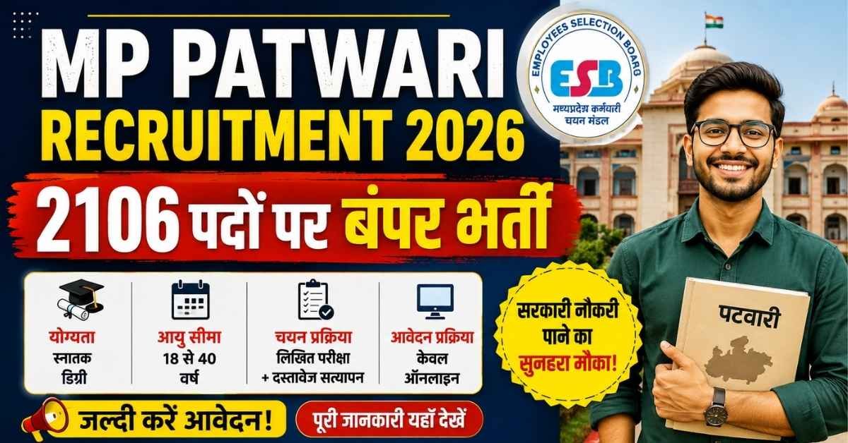 MP Patwari Recruitment 2026